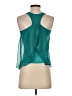 Mudd 100% Polyester Teal Sleeveless Top Size XS - photo 2