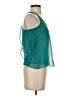 Mudd 100% Polyester Teal Sleeveless Top Size XS - photo 4