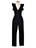French Connection Solid Black Jumpsuit Size 2 - photo 1