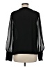 Express 100% Polyester Black Long Sleeve Blouse Size M - photo 2