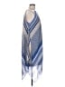 MSK 100% Polyester Chevron-herringbone Blue Casual Dress Size 12 - photo 4