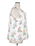 Talbots 100% Cotton Floral White Sleeveless Blouse Size 2X - photo 4
