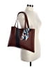 Vince Camuto Color Block Brown Burgundy Tote One size - photo 2