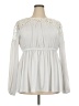 Torrid Ivory Long Sleeve Blouse Size 2X Plus (2) - photo 1