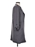 Bar III 100% Polyester Gray Trenchcoat Size XXS - photo 4
