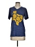 Bella + Canvas Floral Blue Short Sleeve T-Shirt Size S - photo 1