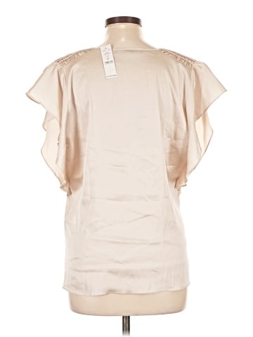 White House Black Market Short Sleeve Blouse (view 2)