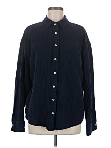 DONNI Long Sleeve Button-Down Shirt (view 1)