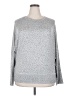 Mono b Animal Print Gray Pullover Sweater Size 2X - photo 1