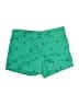 British Khaki Print Green Shorts Size 2 - photo 1