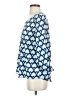 Annabelle 100% Polyester Blue 3/4 Sleeve Blouse Size S - photo 5