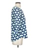 Annabelle 100% Polyester Blue 3/4 Sleeve Blouse Size S - photo 4