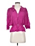 Parker 100% Silk Pink 3/4 Sleeve Silk Top Size XS - photo 1