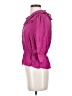 Parker 100% Silk Pink 3/4 Sleeve Silk Top Size XS - photo 5