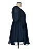 Mi ami 100% Polyester Blue 3/4 Sleeve Top Size L - photo 4
