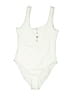 Unbranded Solid Ivory White One Piece Swimsuit Size M - photo 1