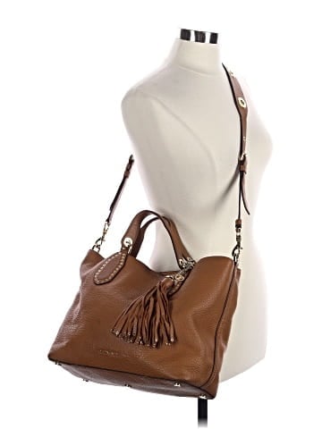 MICHAEL Michael Kors Leather Satchel (view 2)
