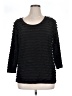 Travel Elements Black 3/4 Sleeve Top Size XL - photo 1