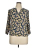 Pale Sky 100% Rayon Gold 3/4 Sleeve Blouse Size XL - photo 1