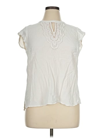 Pale Sky Sleeveless Blouse (view 1)