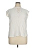 Pale Sky 100% Rayon Ivory Sleeveless Blouse Size XL - photo 1