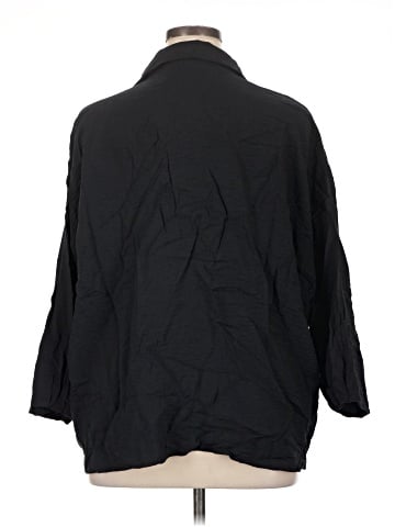 By Anthropologie 3/4 Sleeve Button-Down Shirt (view 2)