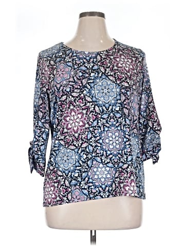 Croft & Barrow 3/4 Sleeve Blouse (view 1)