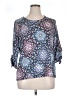 Croft & Barrow Blue 3/4 Sleeve Blouse Size XL Petite - photo 1