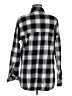 Old Navy 100% Cotton Plaid Black Long Sleeve Button-Down Shirt Size M - photo 2