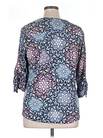 Croft & Barrow 3/4 Sleeve Blouse (view 2)