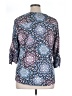 Croft & Barrow Blue 3/4 Sleeve Blouse Size XL Petite - photo 2