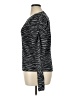 Express Animal Print Metallic Black Pullover Sweater Size XL - photo 5