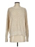 Free People Metallic Tan Pullover Sweater Size S - photo 1