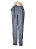 Max Studio Chevron-herringbone Blue Linen Pants Size M - photo 1