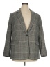 H&M Plaid Gray Blazer Size XL - photo 1