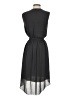 Max Studio 100% Polyester Solid Gray Casual Dress Size S - photo 2