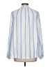 Lane Bryant Blue Long Sleeve Blouse Size 10 - 12 Plus - photo 2