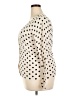 Merona Polka Dots Ivory Long Sleeve Blouse Size XXL - photo 5