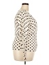 Merona Polka Dots Ivory Long Sleeve Blouse Size XXL - photo 4