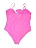 Unbranded Solid Pink One Piece Swimsuit Size XL - photo 2