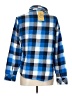 Riders by Lee Plaid Blue Long Sleeve Button-Down Shirt Size L - photo 2