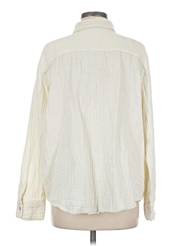 DONNI Long Sleeve Button-Down Shirt (view 2)