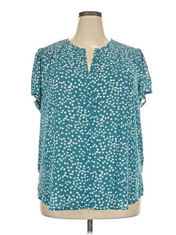 Monday Fun Short Sleeve Blouse (view 1)