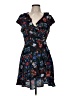 Papillon 100% Polyester Floral Blue Casual Dress Size M (estimated) - photo 1