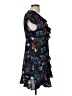 Papillon 100% Polyester Floral Blue Casual Dress Size M (estimated) - photo 4