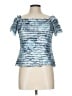 Joseph Ribkoff Blue Short Sleeve Top Size 10 - photo 1