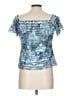 Joseph Ribkoff Blue Short Sleeve Top Size 10 - photo 2