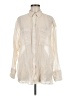 H&M Ivory Long Sleeve Button-Down Shirt Size M - photo 1