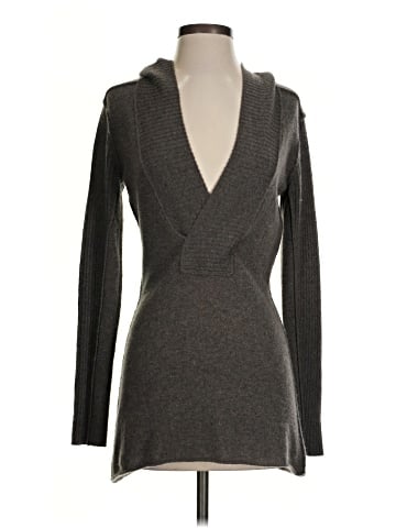 Aqua Cashmere Pullover Sweater (view 1)