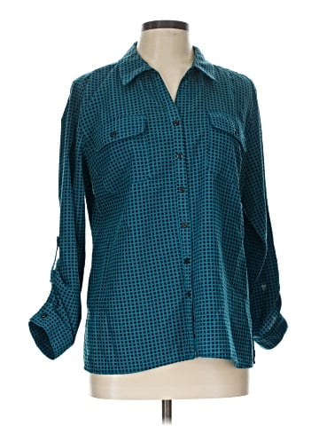 NY Collection Long Sleeve Blouse (view 1)